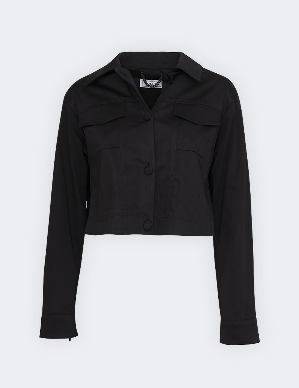 Jijil Giacca crop con frange Offerte