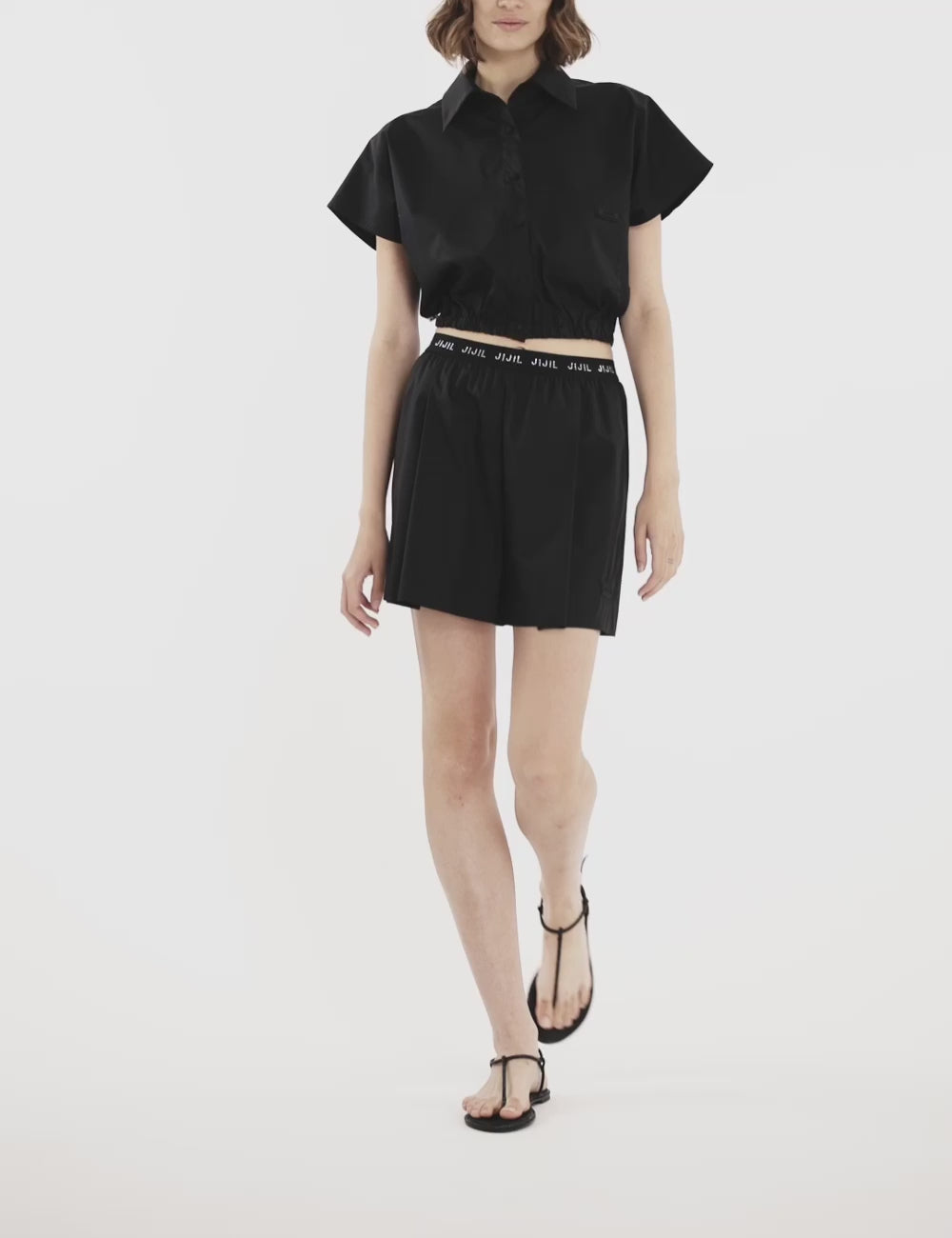 Jijil Shorts con strass 2025