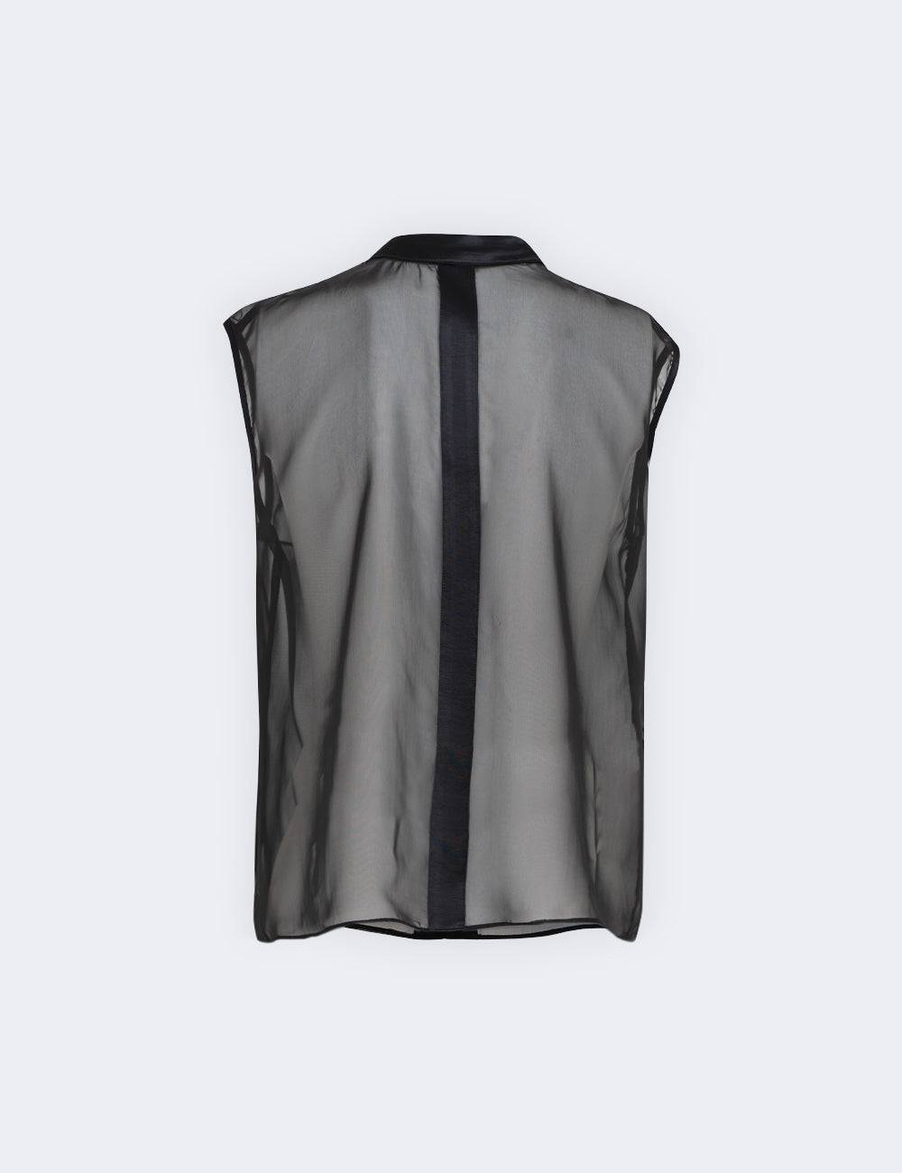 Jijil Blusa smanicata a collo alto Italy