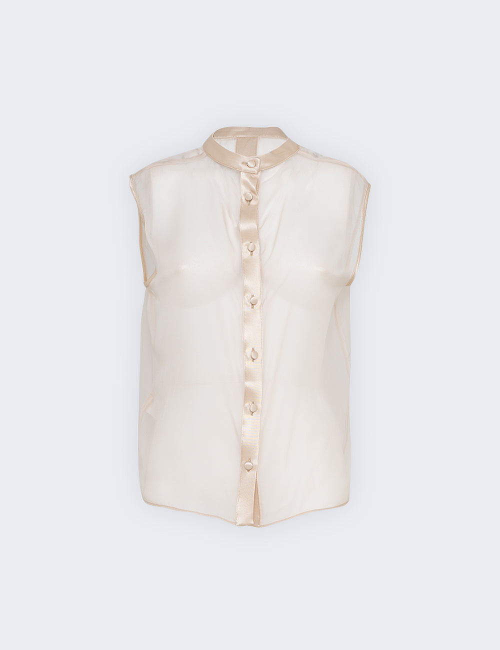 Jijil Blusa smanicata a collo alto Italy
