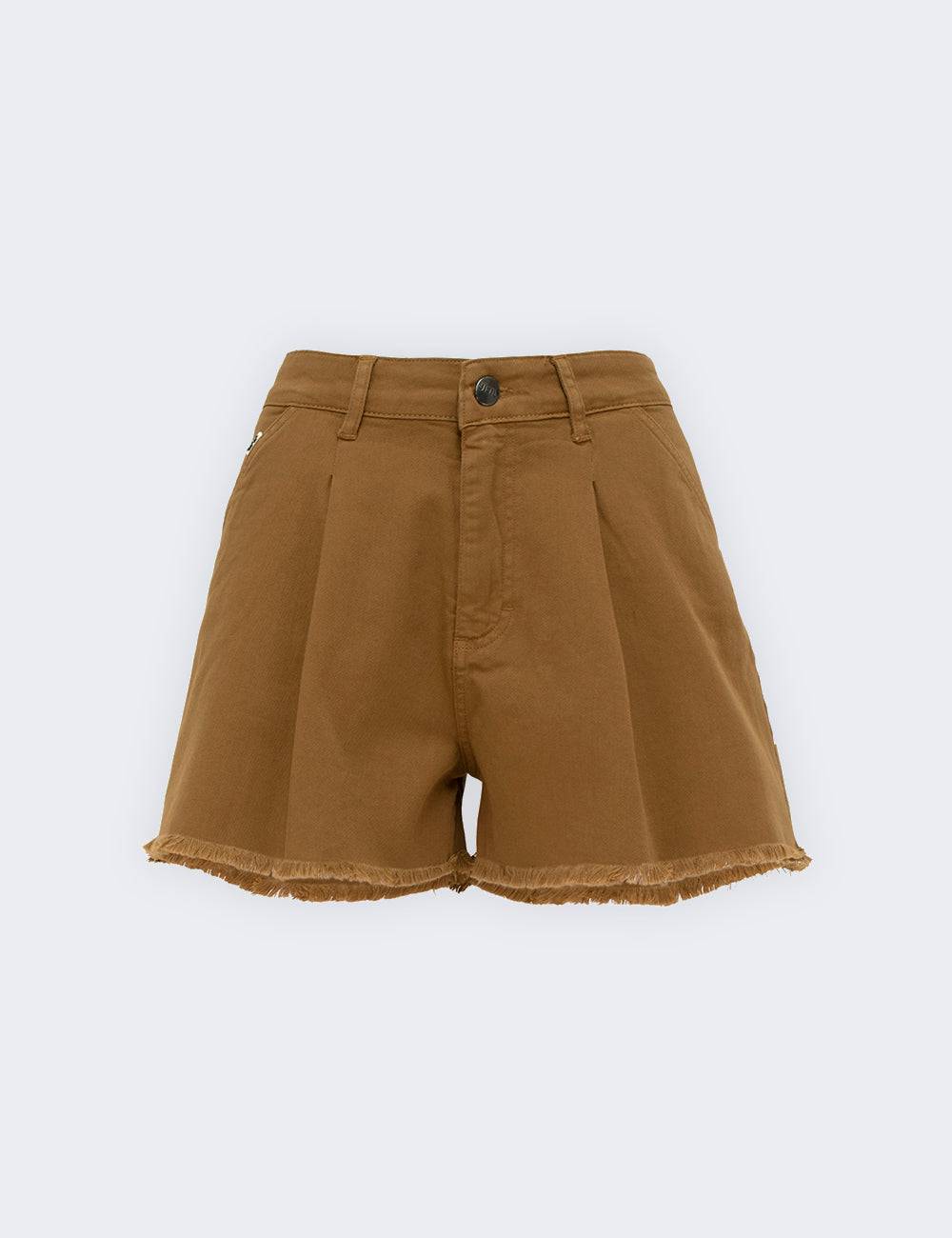 Jijil Shorts in cotone con bordo sfrangiato Qualità