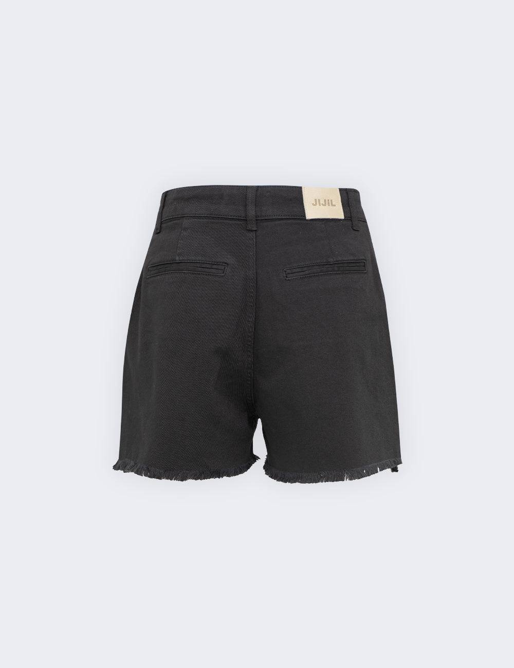 Jijil Shorts in cotone con bordo sfrangiato Qualità