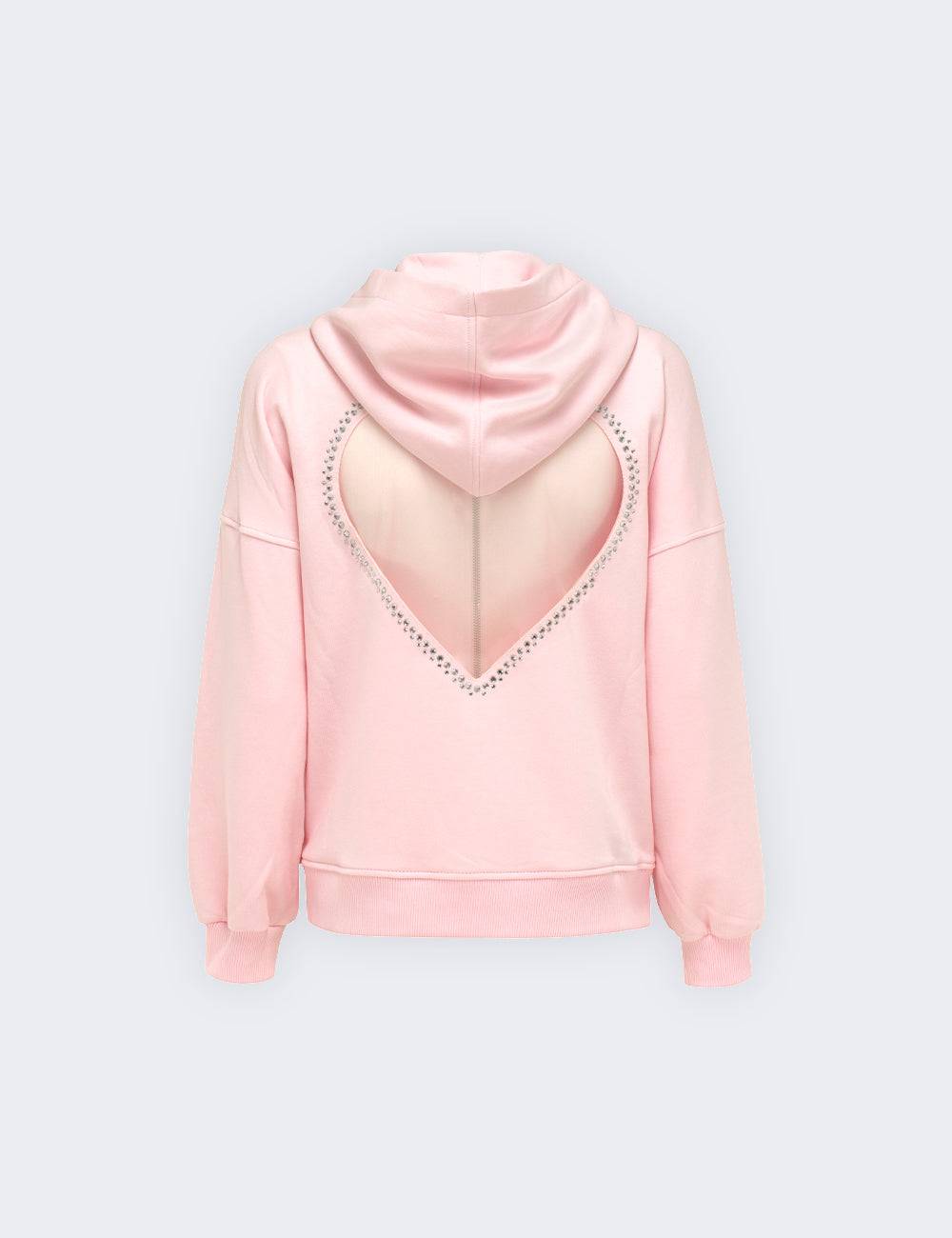 Jijil Felpa con dettaglio cuore sul retro Fino Al -60%