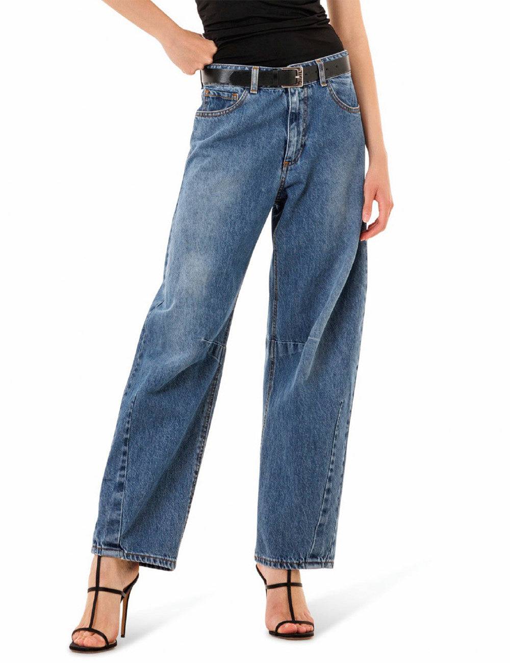 Jijil Jeans 5 tasche con gamba larga Prezzo Ridotto
