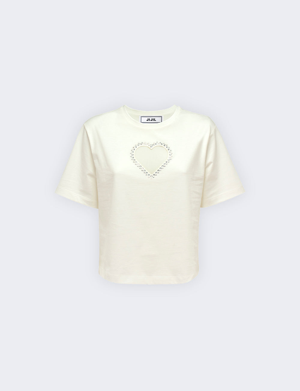 Jijil T-shirt con inserto a cuore Fino al 55% di sconto