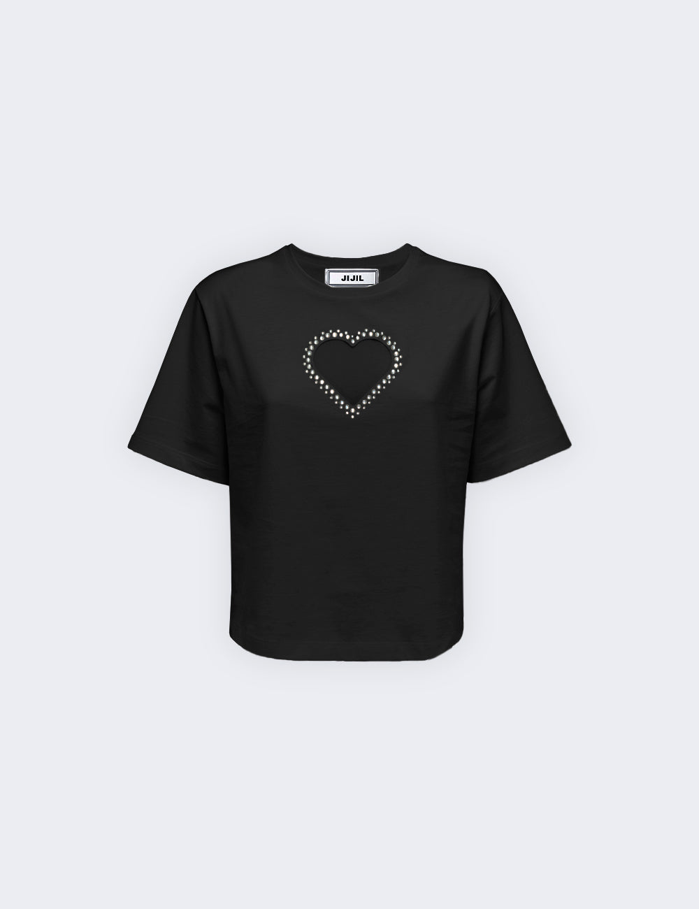 Jijil T-shirt con inserto a cuore Fino al 55% di sconto