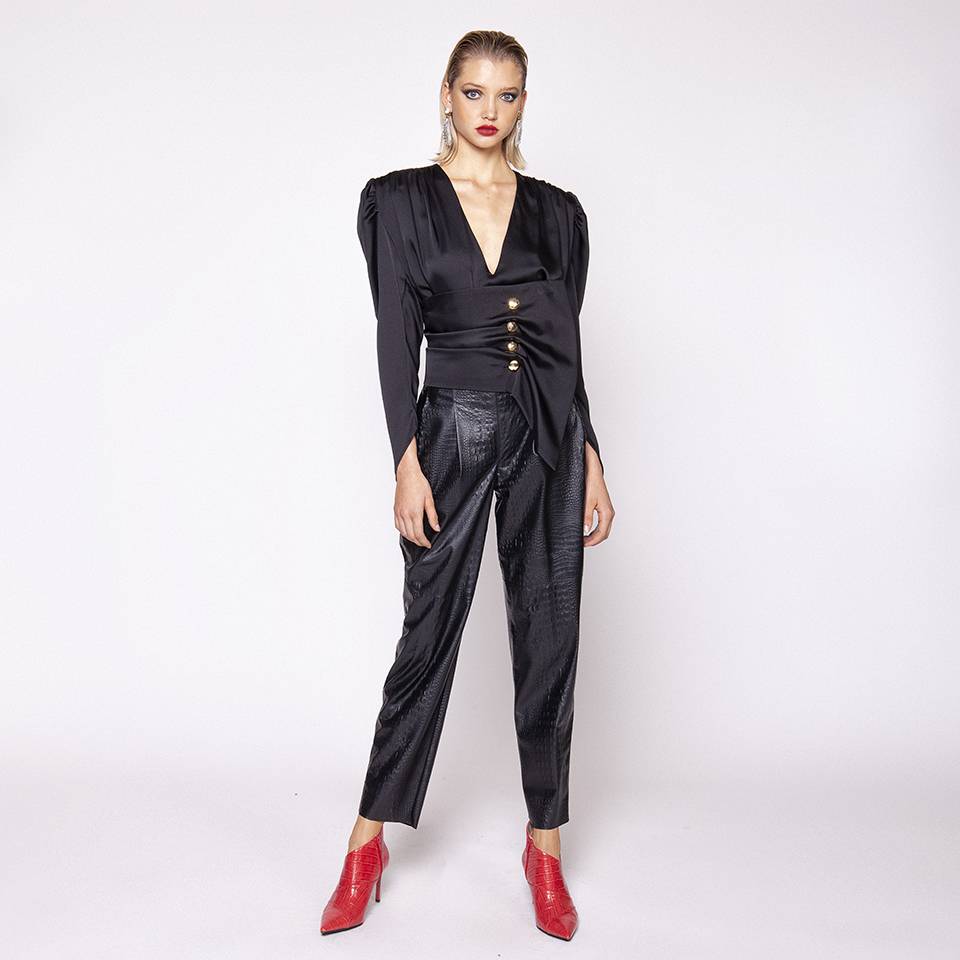 Nineminutes THE PENCE BLACK COCCO Latest fashion