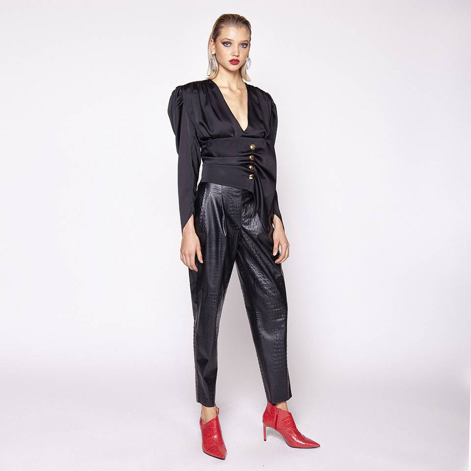 Nineminutes THE PENCE BLACK COCCO Latest fashion