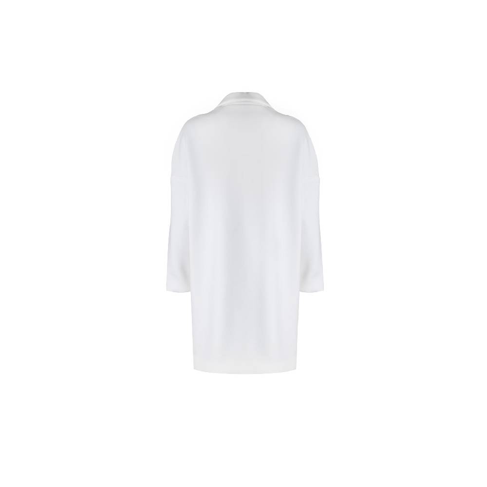Nineminutes U&O – CABAN IN FELPA WHITE In Linea