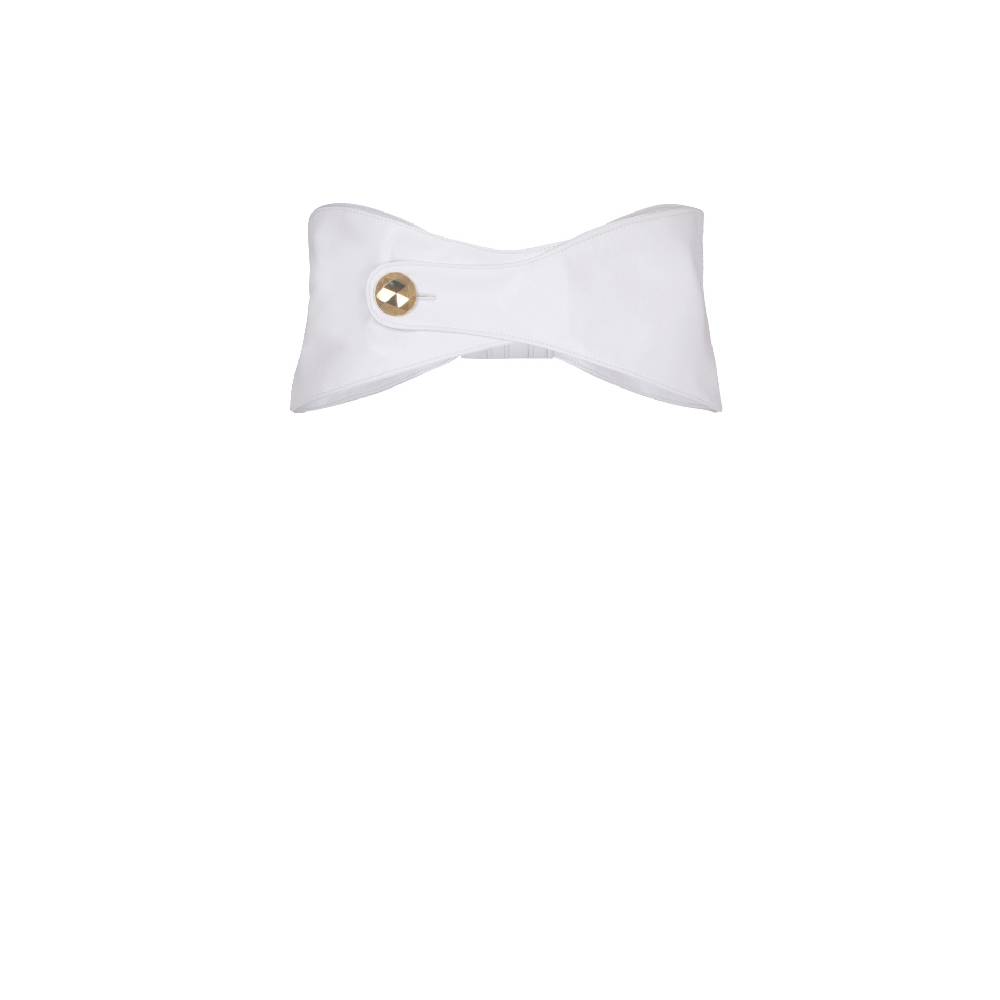 Nineminutes U&O – THE BOW BELT WHITE In Vendita