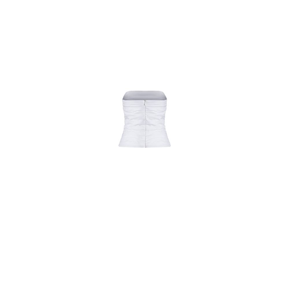 Nineminutes REVERSIBLE – THE LUCY TOP COTTON WHITE Moda