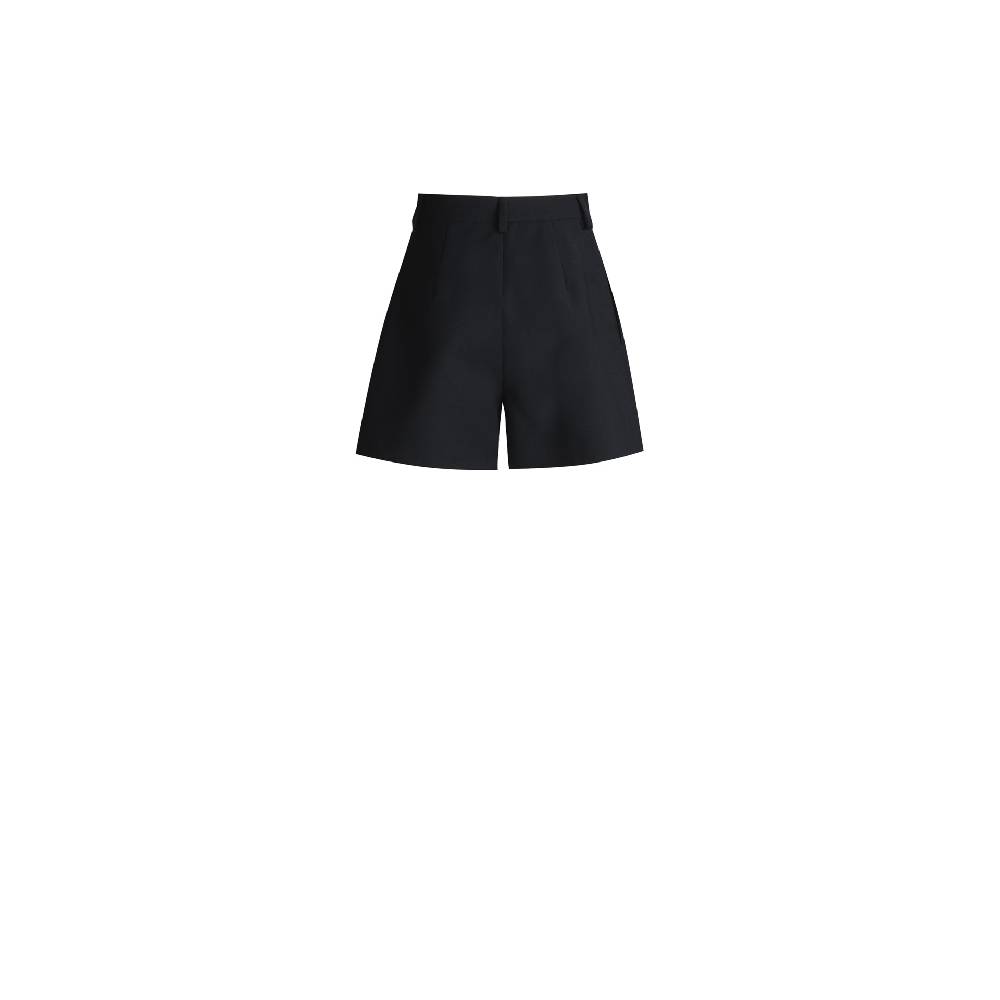 Nineminutes REVERSIBLE – THE WOMAN SHORT WOOL BLACK 2025