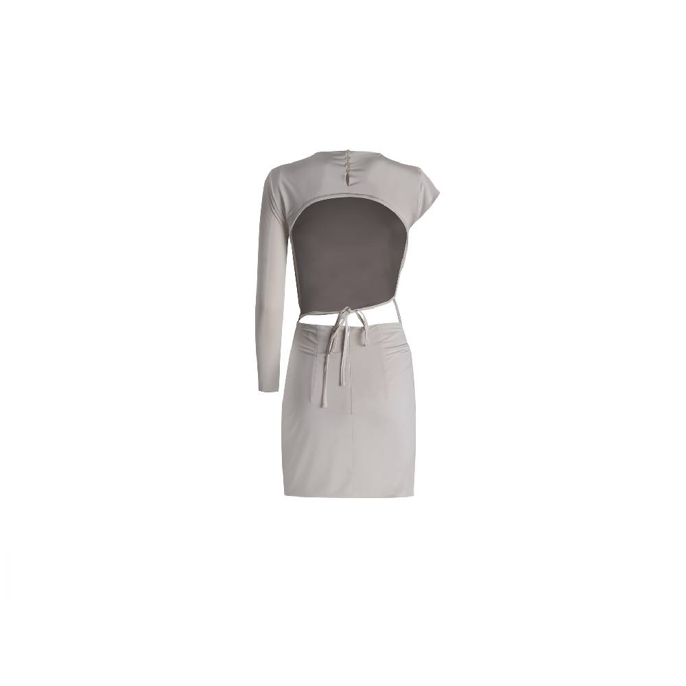 Nineminutes REVERSIBLE – THE BIBI DRESS LYCRA SAND Convenienza