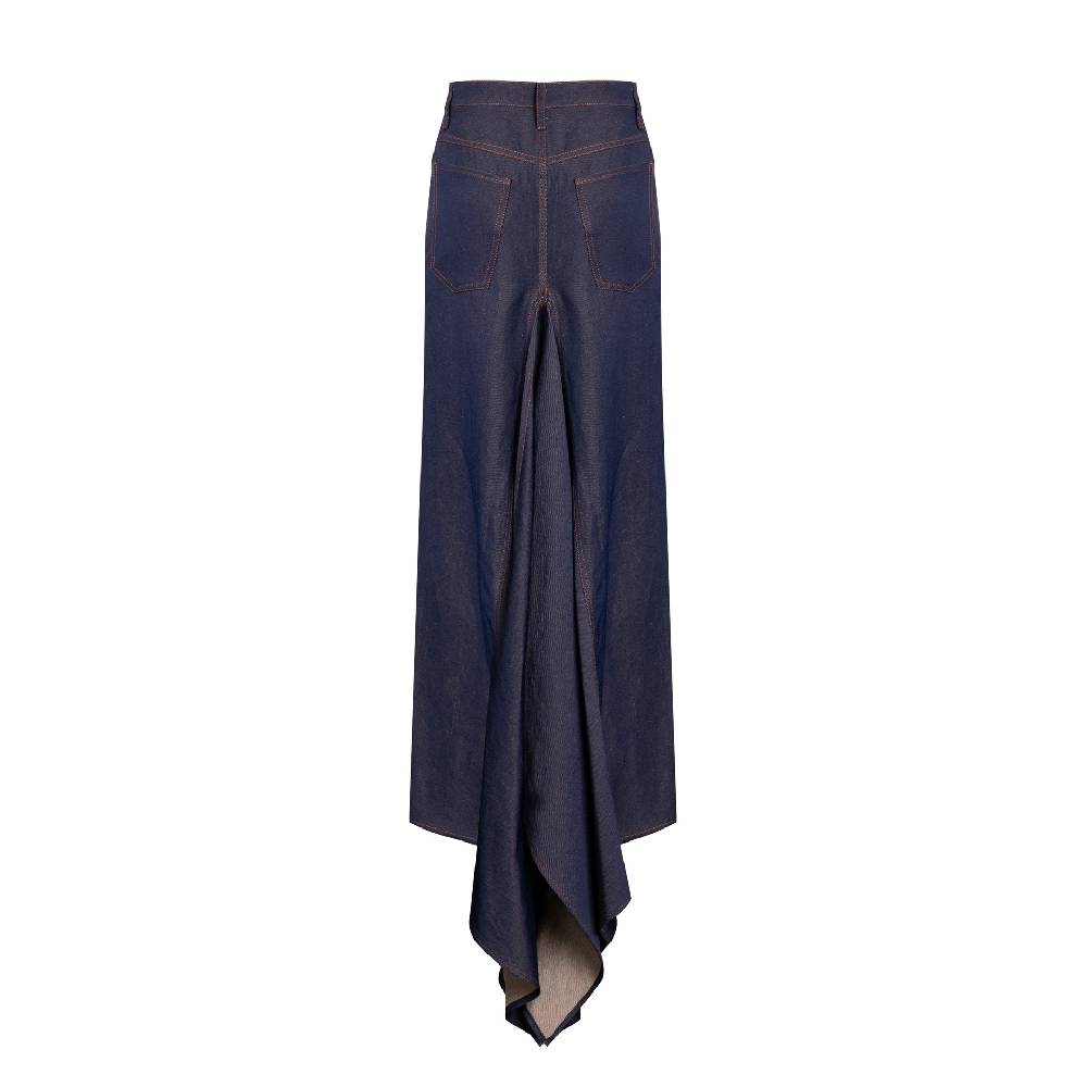 Nineminutes REVERSIBLE – THE LONG MARY BLUE DENIM Saldi Di Fabbrica