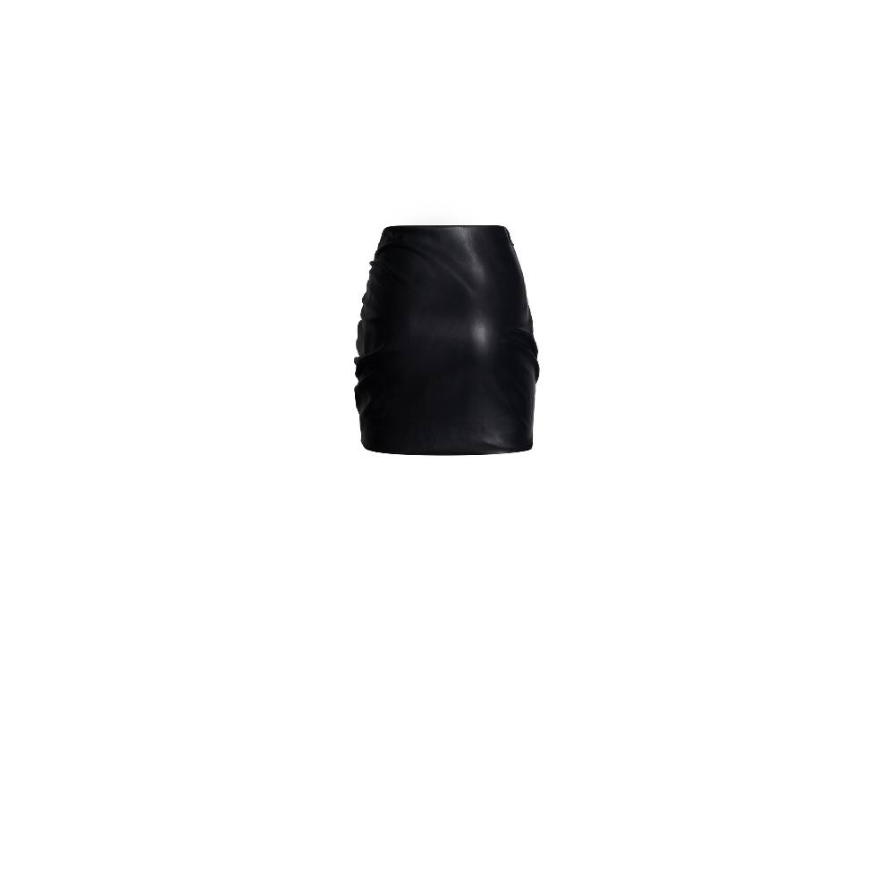 Nineminutes RESORT23 – THE CURLING LEATHER BLACK Hotsell