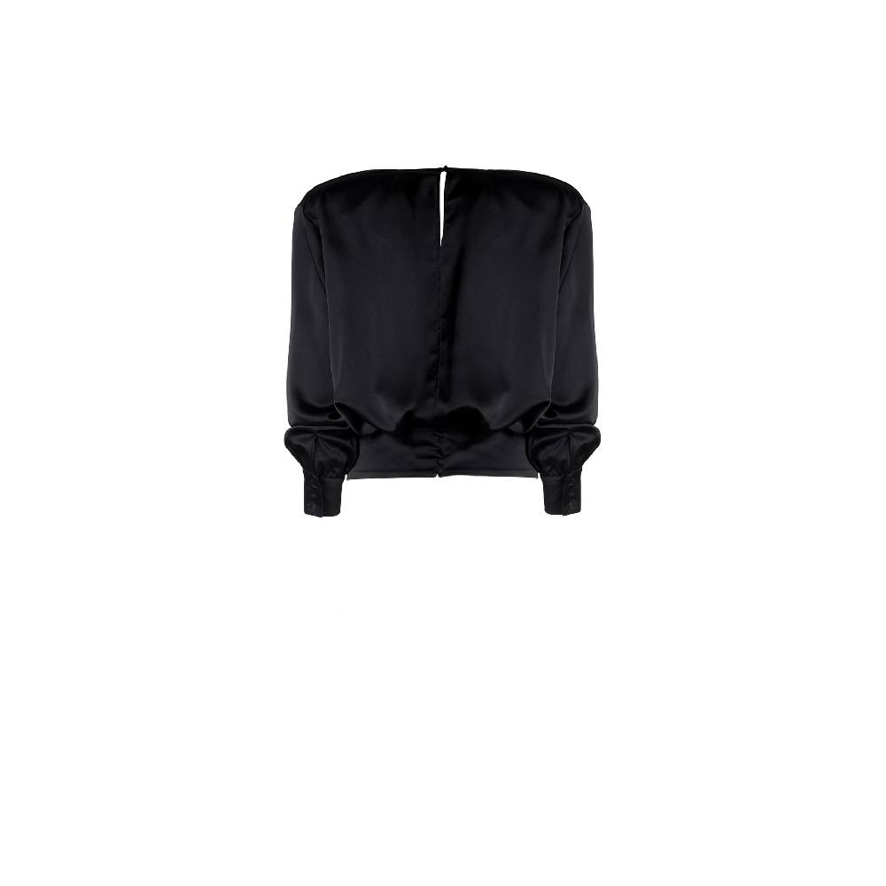 Nineminutes FW22.23 -THE GINA TOP BLACK Outlet