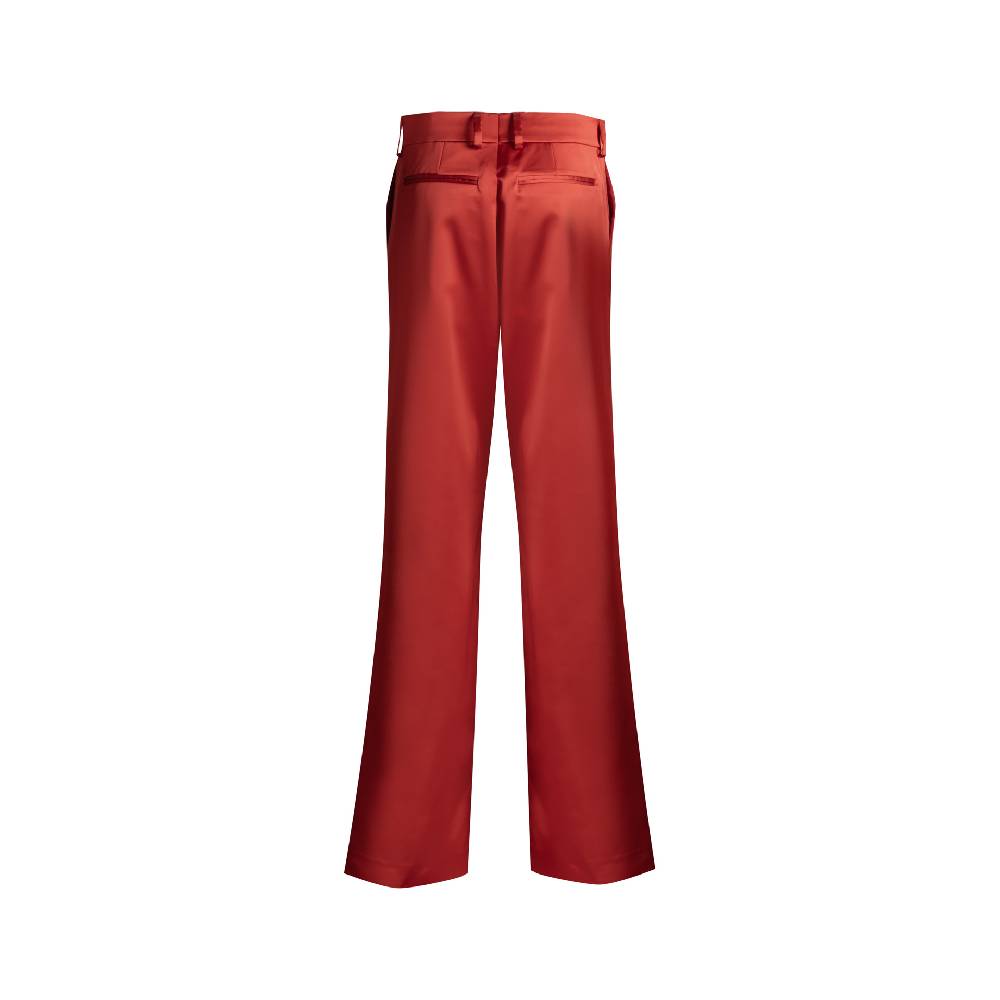 Nineminutes REVERSIBLE – THE WOMAN SUBMARINE PANTS SATIN ORANGE Vendita Economica
