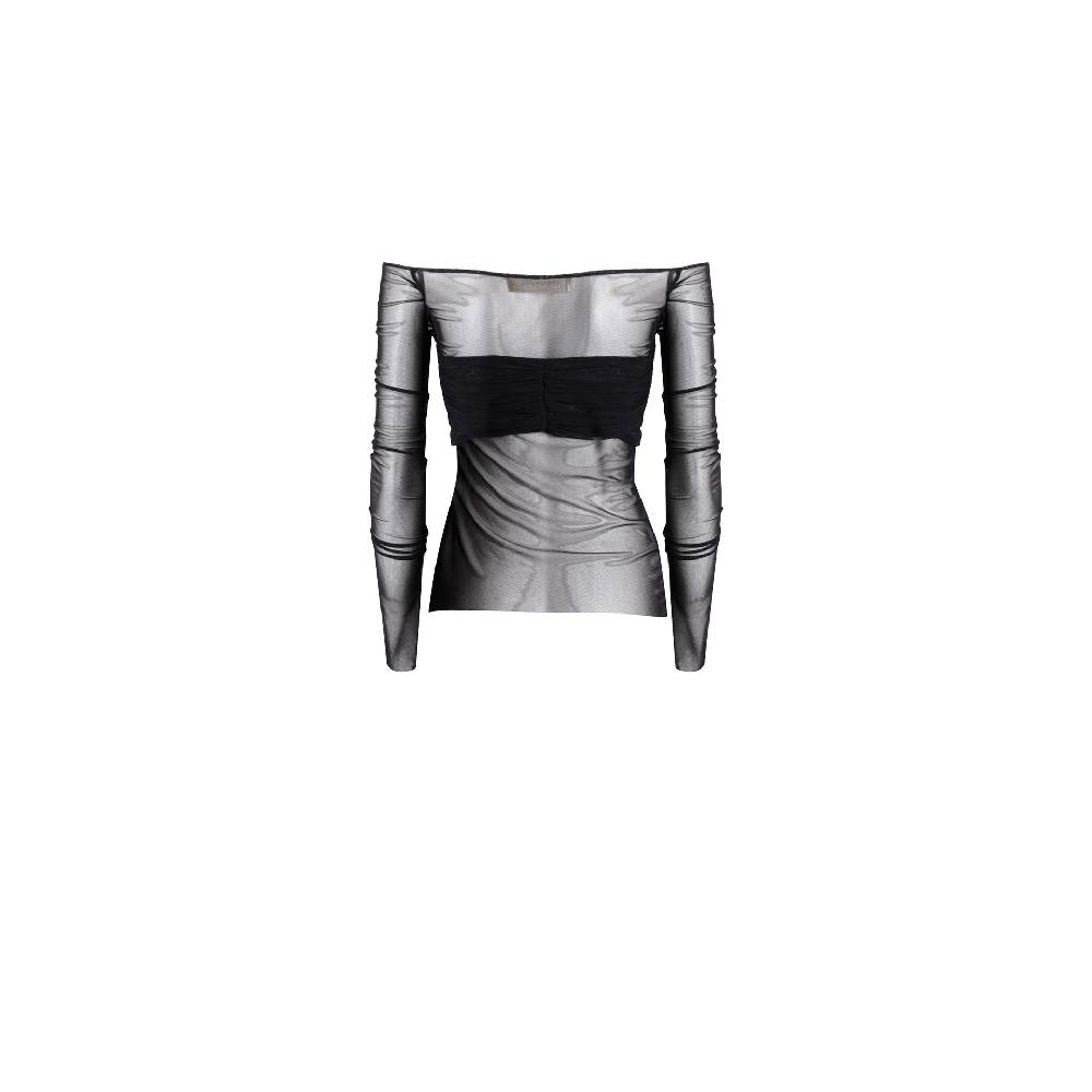 Nineminutes REVERSIBLE – THE BARDOT TOP MESH Moda