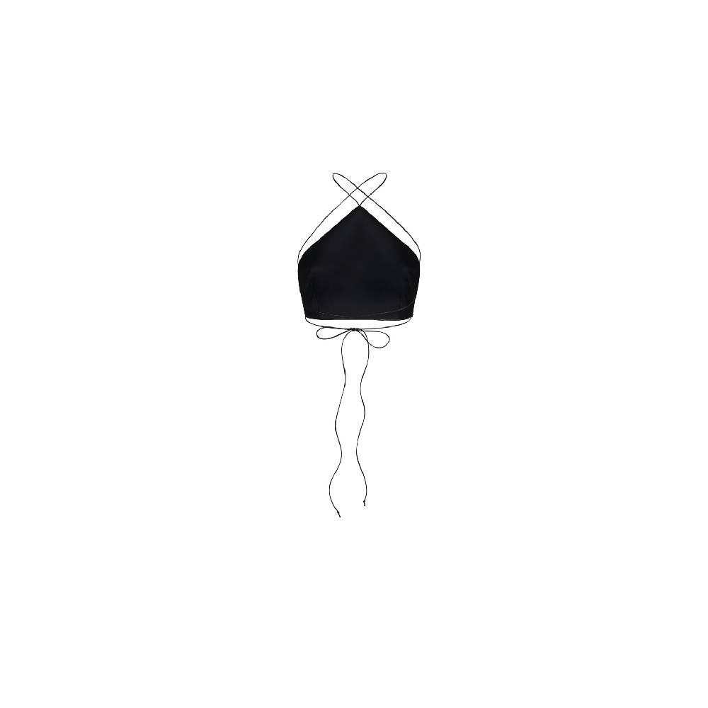 Nineminutes IMNOTPERFECT – THE TOMI TOP DOUBLE BLACK Prezzo Ridotto