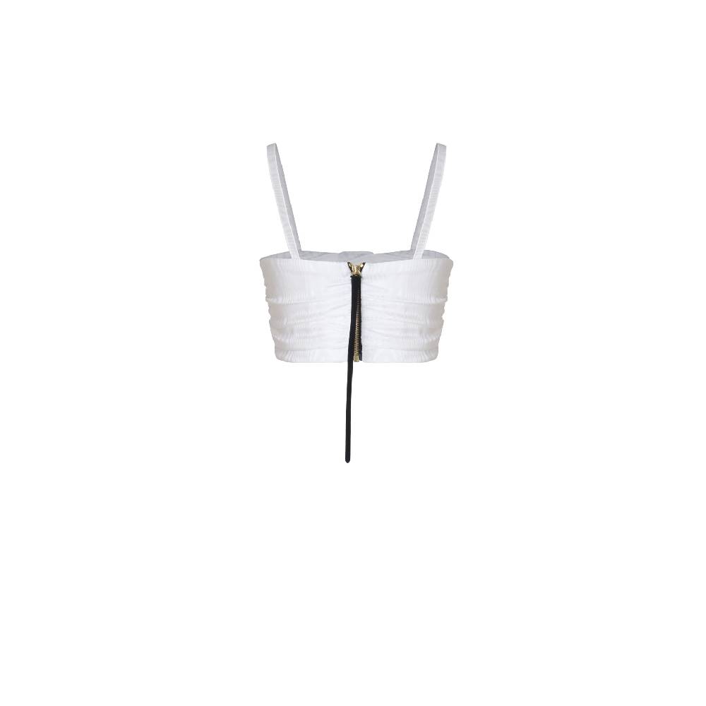 Nineminutes IMNOTPERFECT – THE BRA SILK WHITE MOIRÉ Sconti questo mese