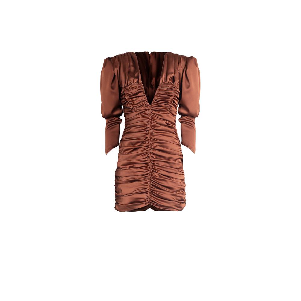 Nineminutes IMNOTPERFECT – THE PAOLINA DRESS BRONZE