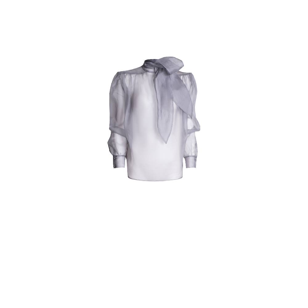 Nineminutes IMNOTPERFECT – THE DANIELLE TOP ORGANZA GREY Online