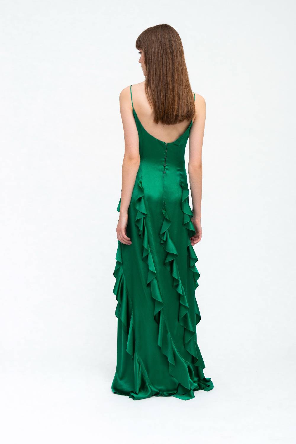 Kristina Ti FLORA - Long silk dress Hotsell
