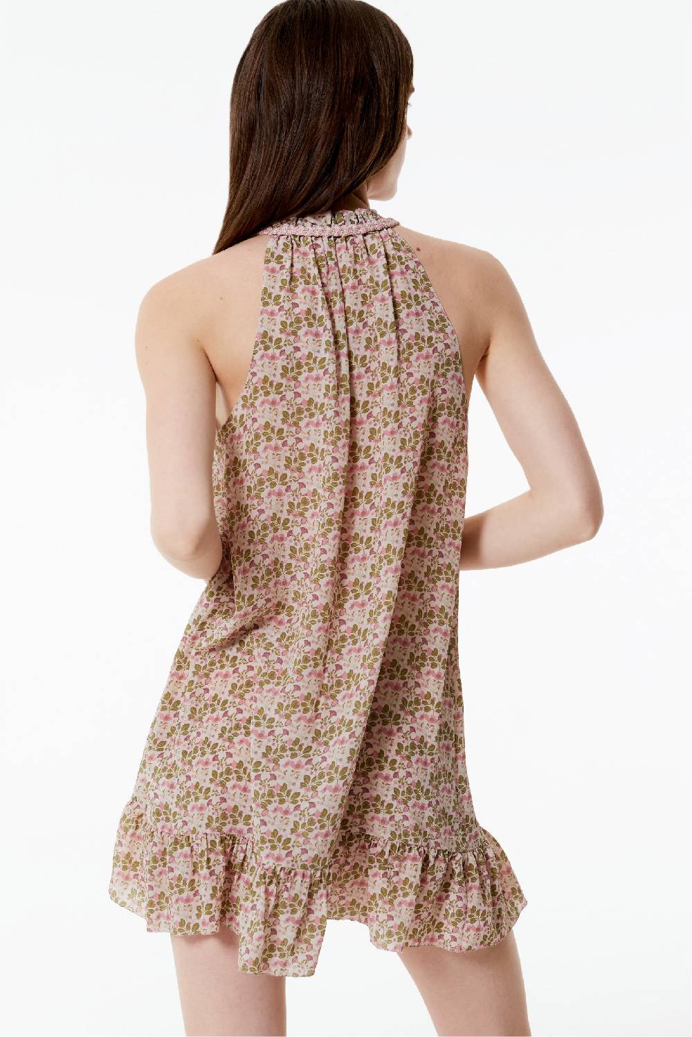 Kristina Ti BENEDETTA - Silk mini dress Poem Vendita Calda