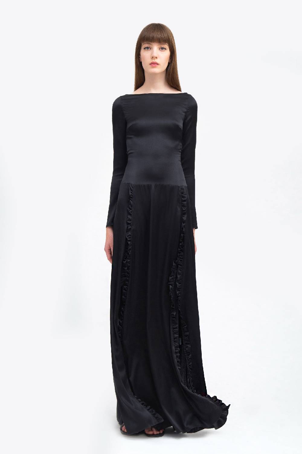 Kristina Ti NOCTURNA - Long silk dress Vendite Flash