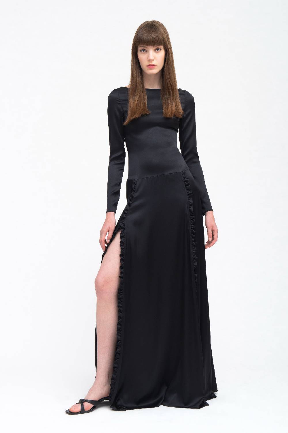 Kristina Ti NOCTURNA - Long silk dress Vendite Flash