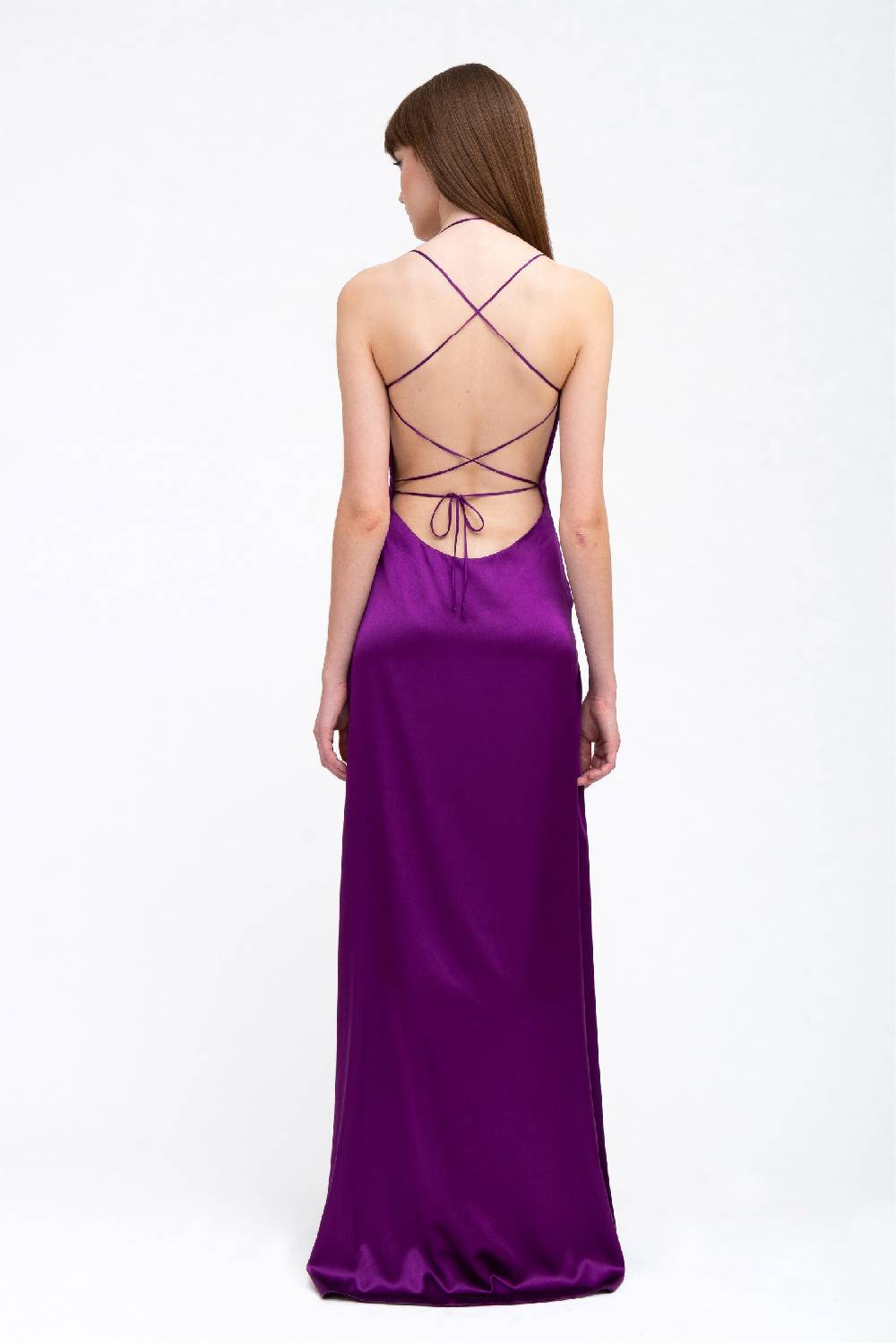 Kristina Ti VIOLANTE - Long silk dress Negozio