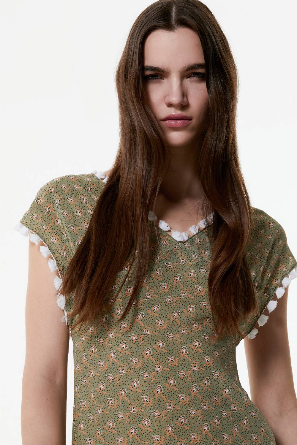 Kristina Ti VANESSA - Silk Dress Woods Moda