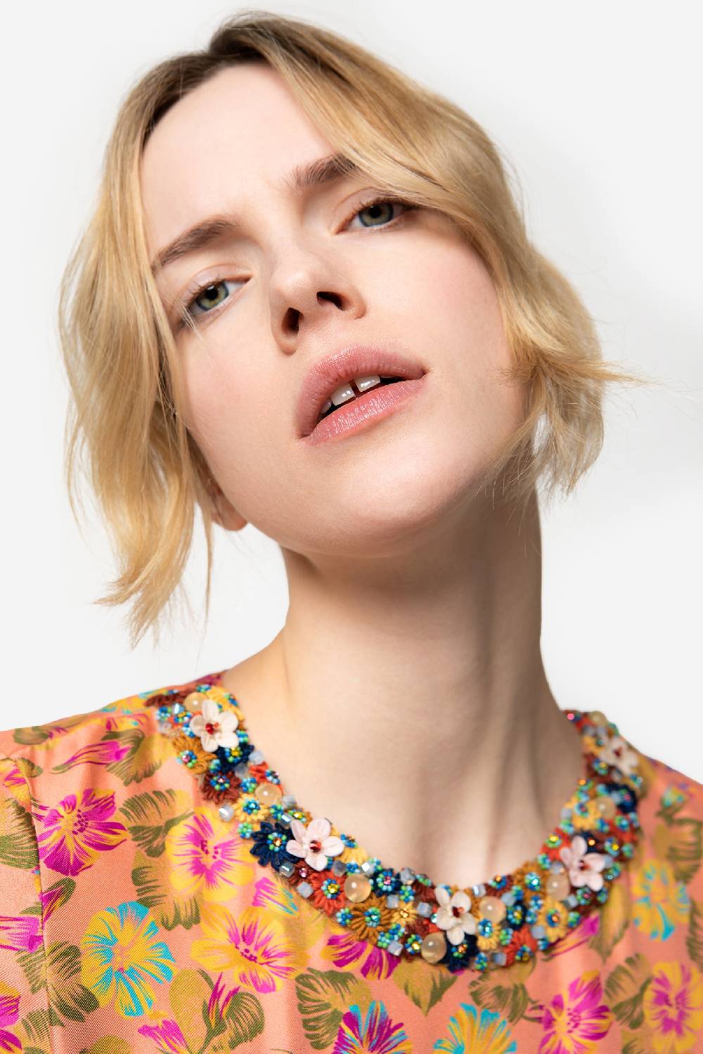 Kristina Ti COLETTE - Mini dress with jewel collar 2025