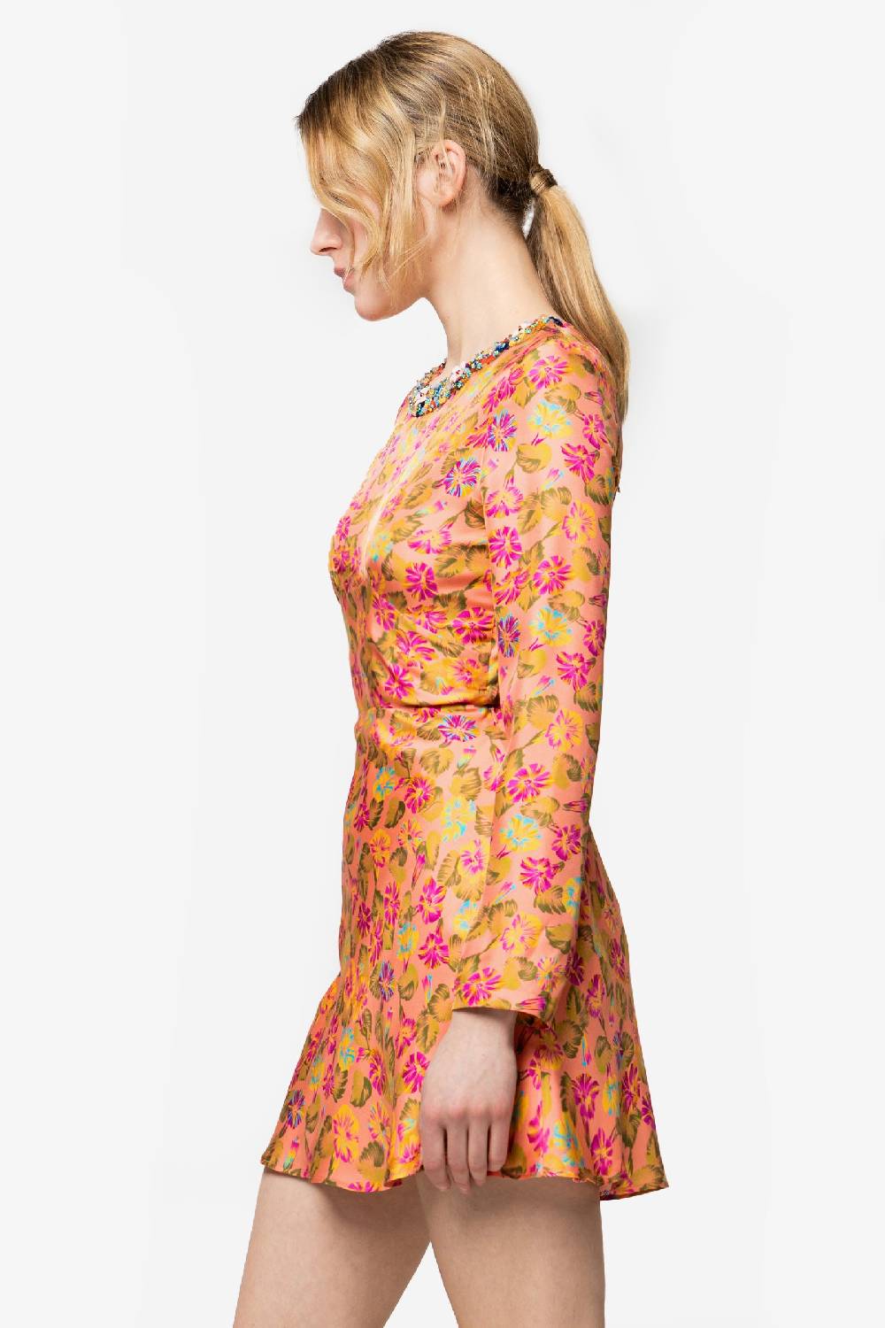 Kristina Ti COLETTE - Mini dress with jewel collar 2025