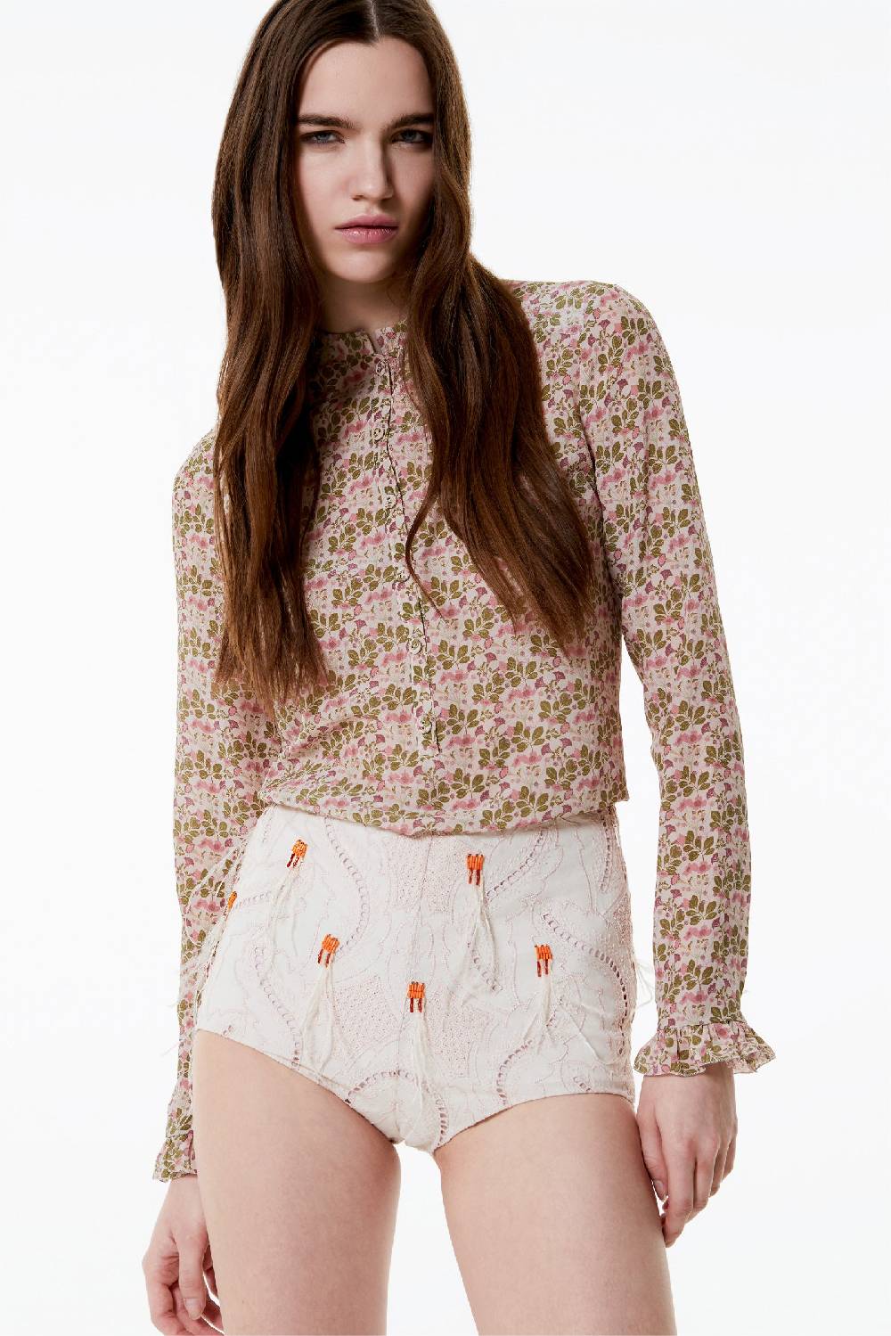 Kristina Ti INDIA - Cotton culottes Innocence Vendita