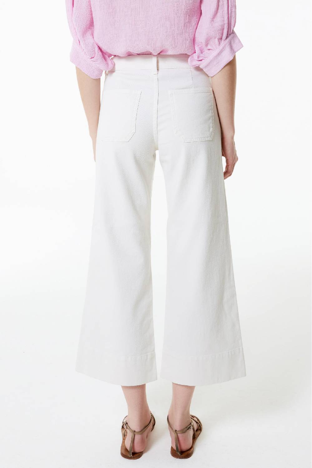 Kristina Ti TEA - Jeans cropped flare Presa