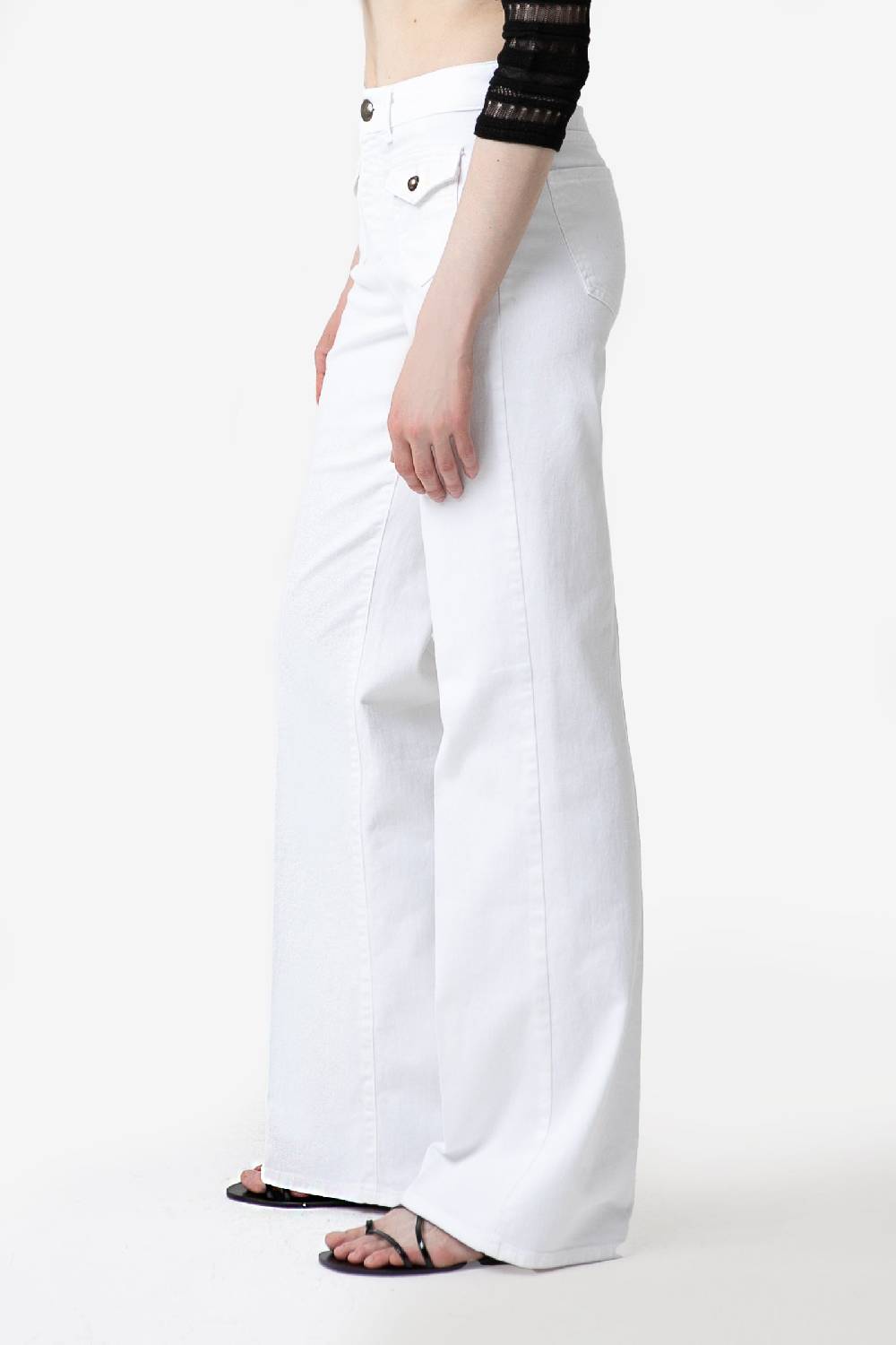 Kristina Ti MARTA - White flared jeans Online