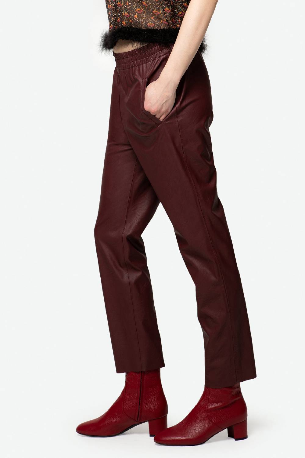 Kristina Ti ALDA - Eco-leather jogger Eccentric I Più Venduti