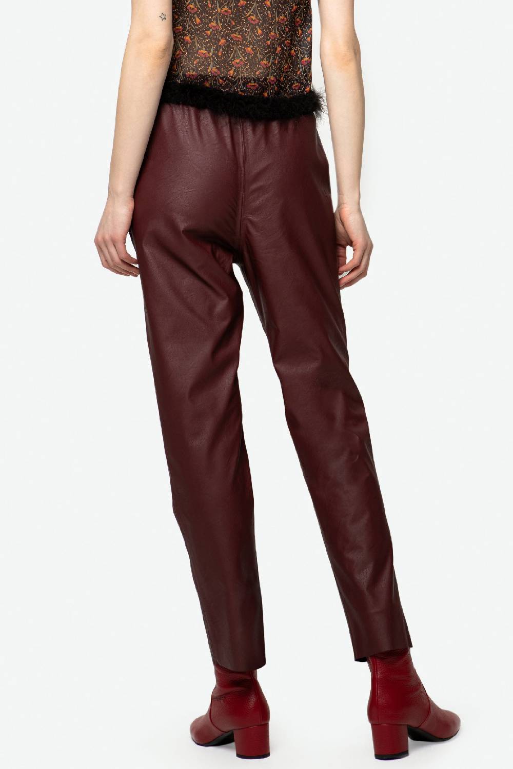 Kristina Ti ALDA - Eco-leather jogger Eccentric I Più Venduti
