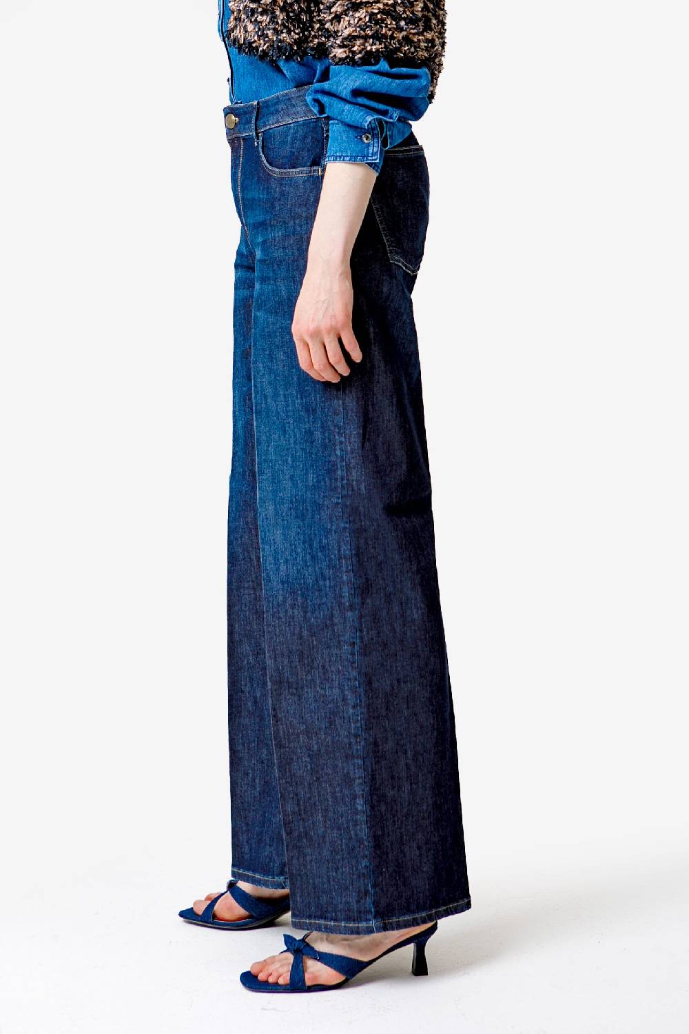 Kristina Ti SOFIA - Low waist denim jeans In Saldo