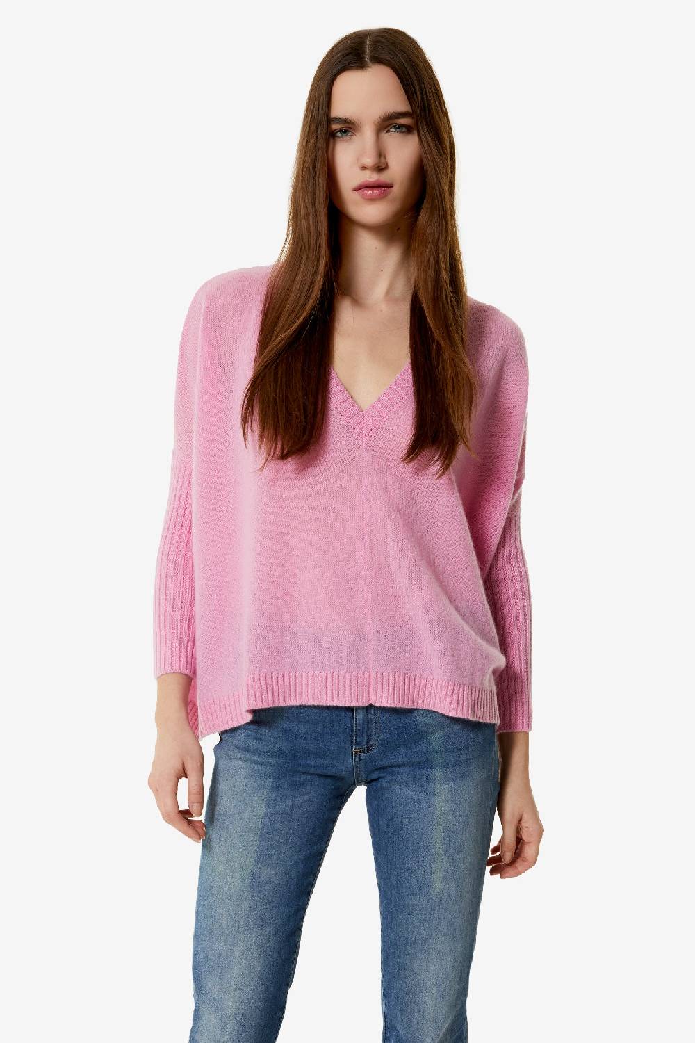 Kristina Ti VALENTINA - Cashmere Poncho Qualità Garantita