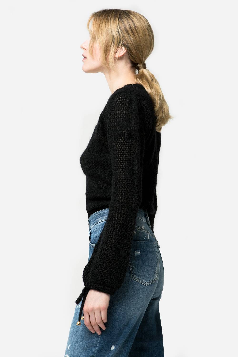 Kristina Ti SELENE - Monochrome knitted sweater Acquista Ora