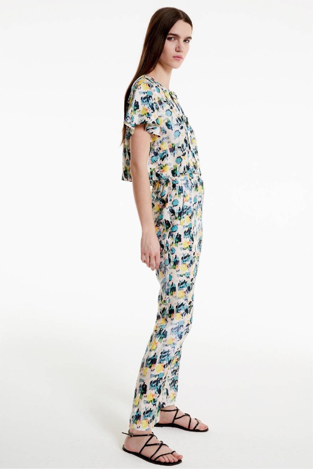 Kristina Ti PAULA - Silk blouse Watercolor Vendita Calda