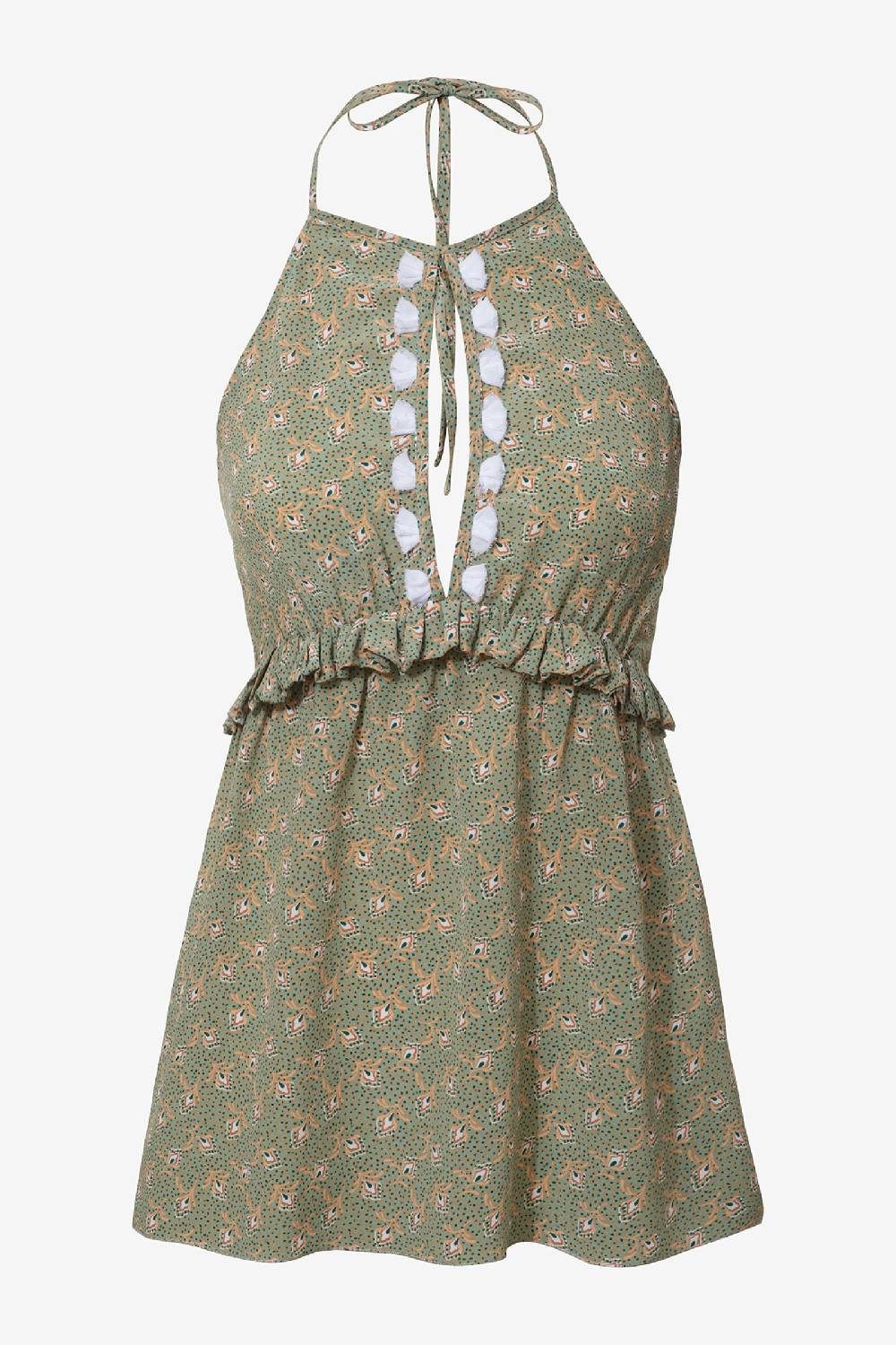 Kristina Ti LUCY - Lace-up top Woods Promozione