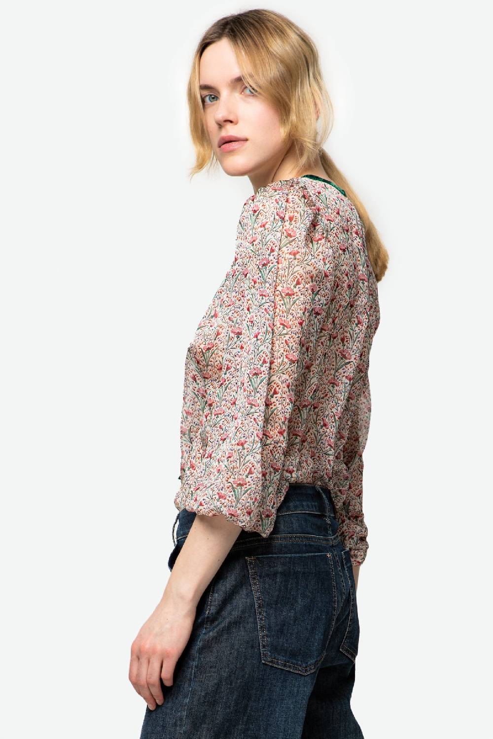 Kristina Ti GABRIELLA - Boho-chic jewel blouse Promozione Limitata