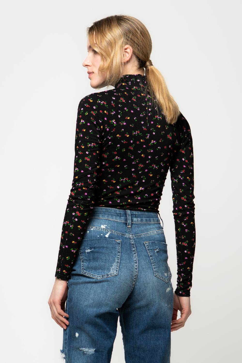 Kristina Ti PARISSA - Micorflower turtleneck Affare Del Giorno