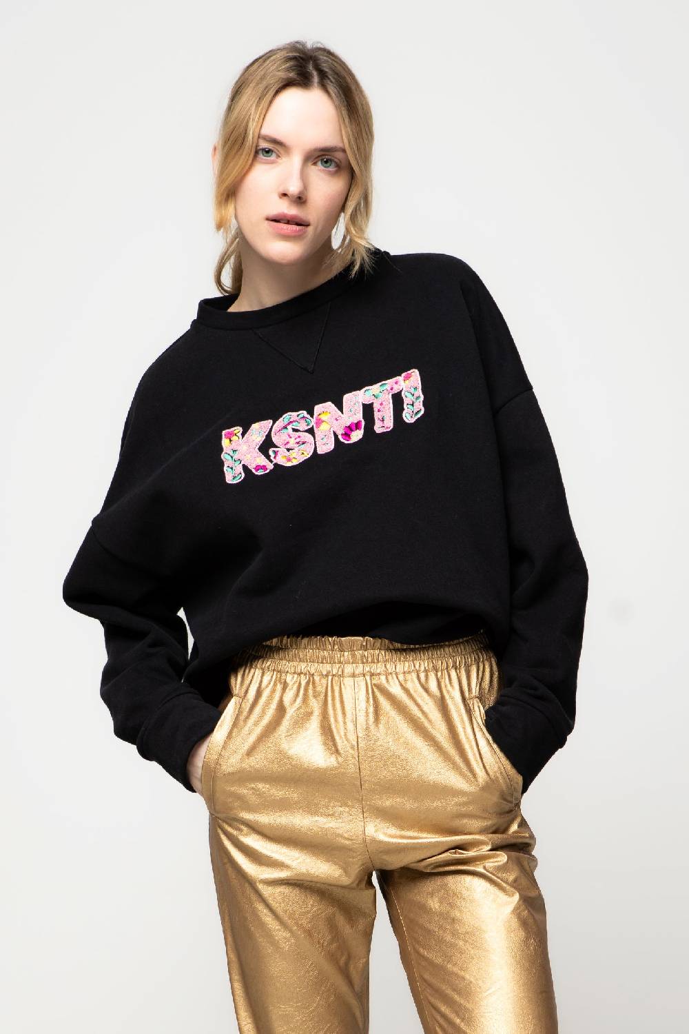 Kristina Ti CECILIA - Sweatshirt flower In Vendita