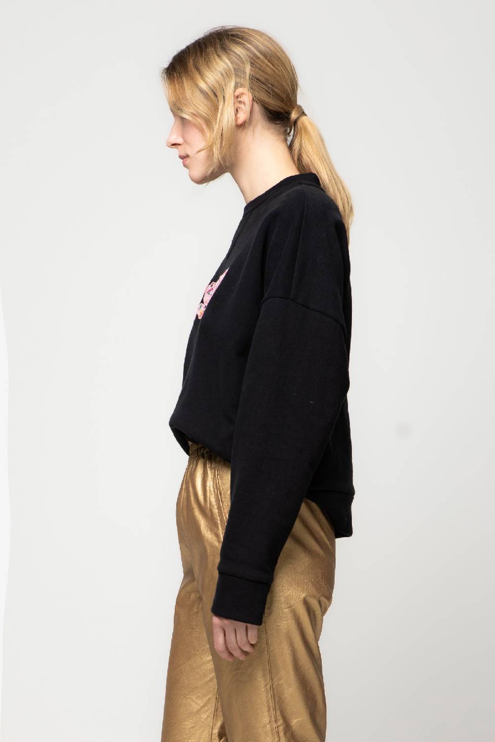 Kristina Ti CECILIA - Sweatshirt flower In Vendita