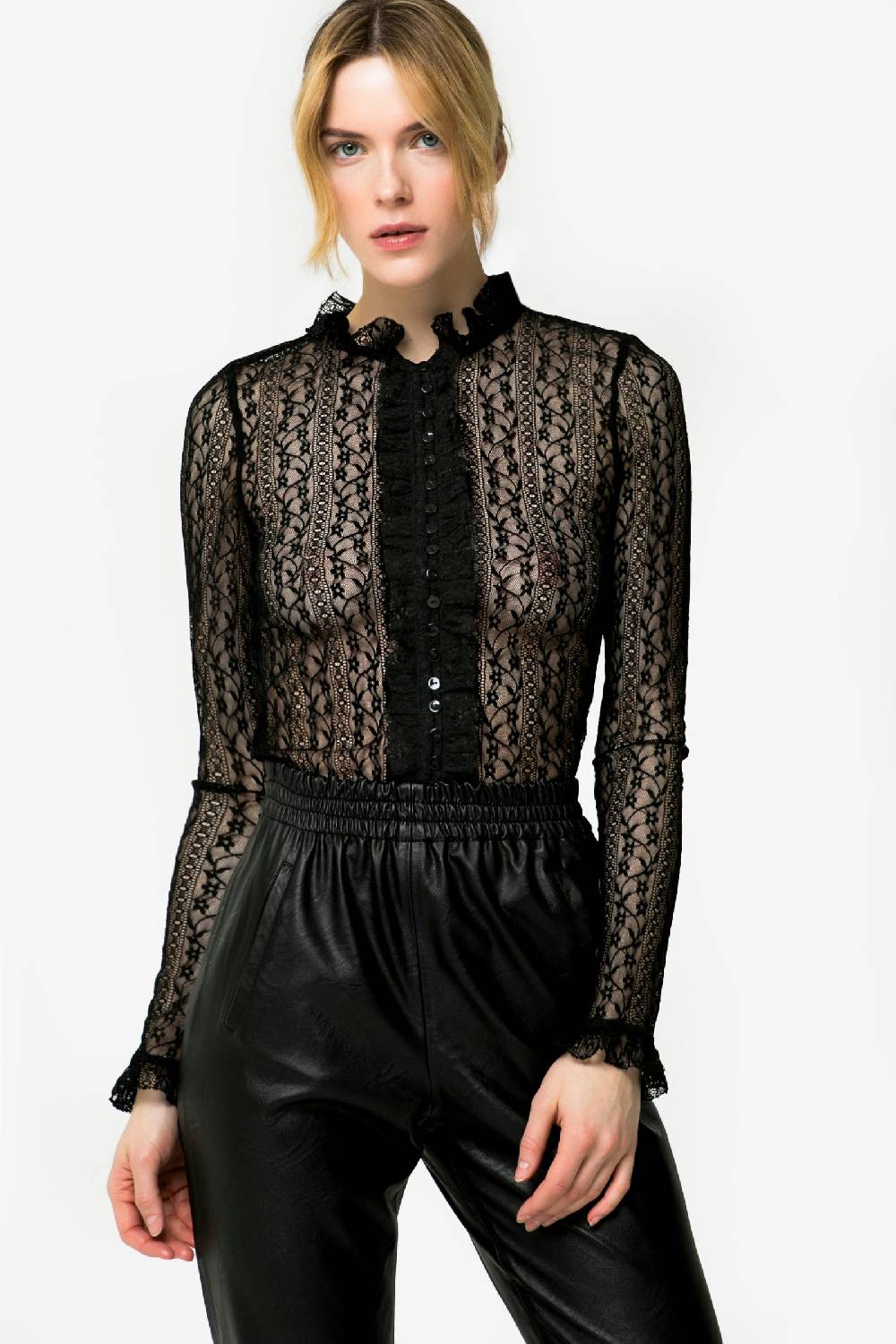 Kristina Ti BENEDETTA - Undress lace shirt Nuova