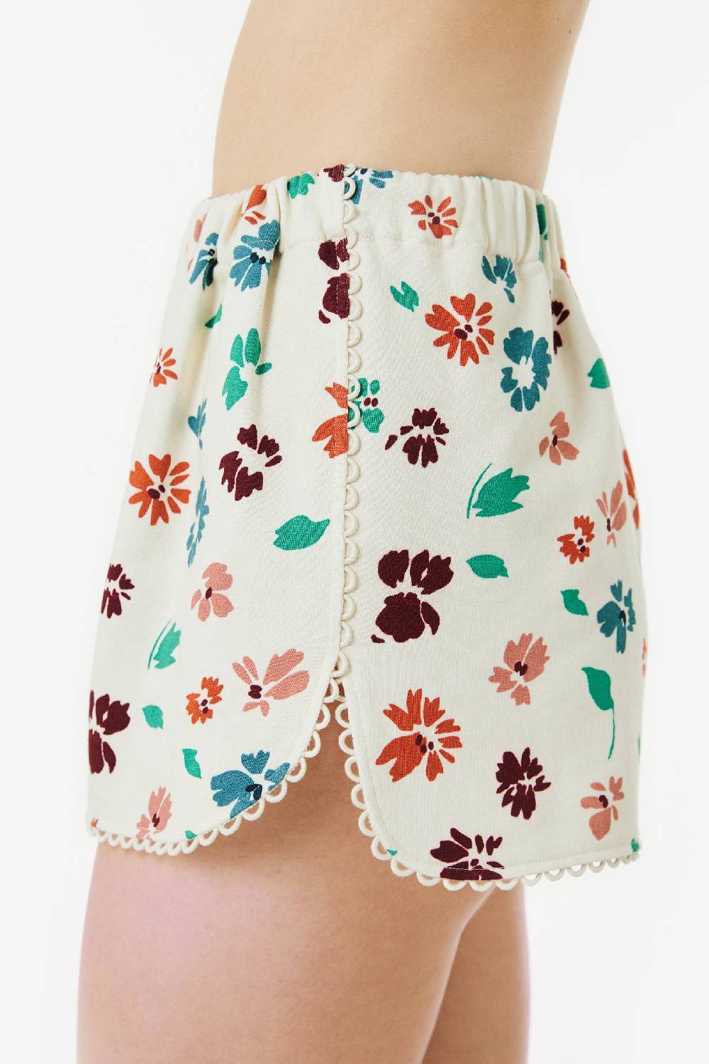 Kristina Ti GEA – Sweatshirt shorts Flora Sottocosto
